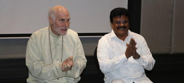 E.K. Dhilip Kumar alongside internationally renowned Astrologer Marc Boney